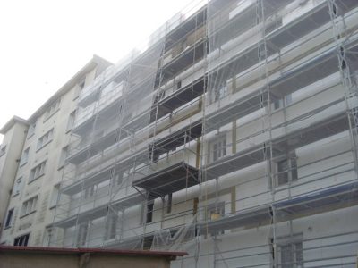 Chantier rue Littré à Nantes - 2017
